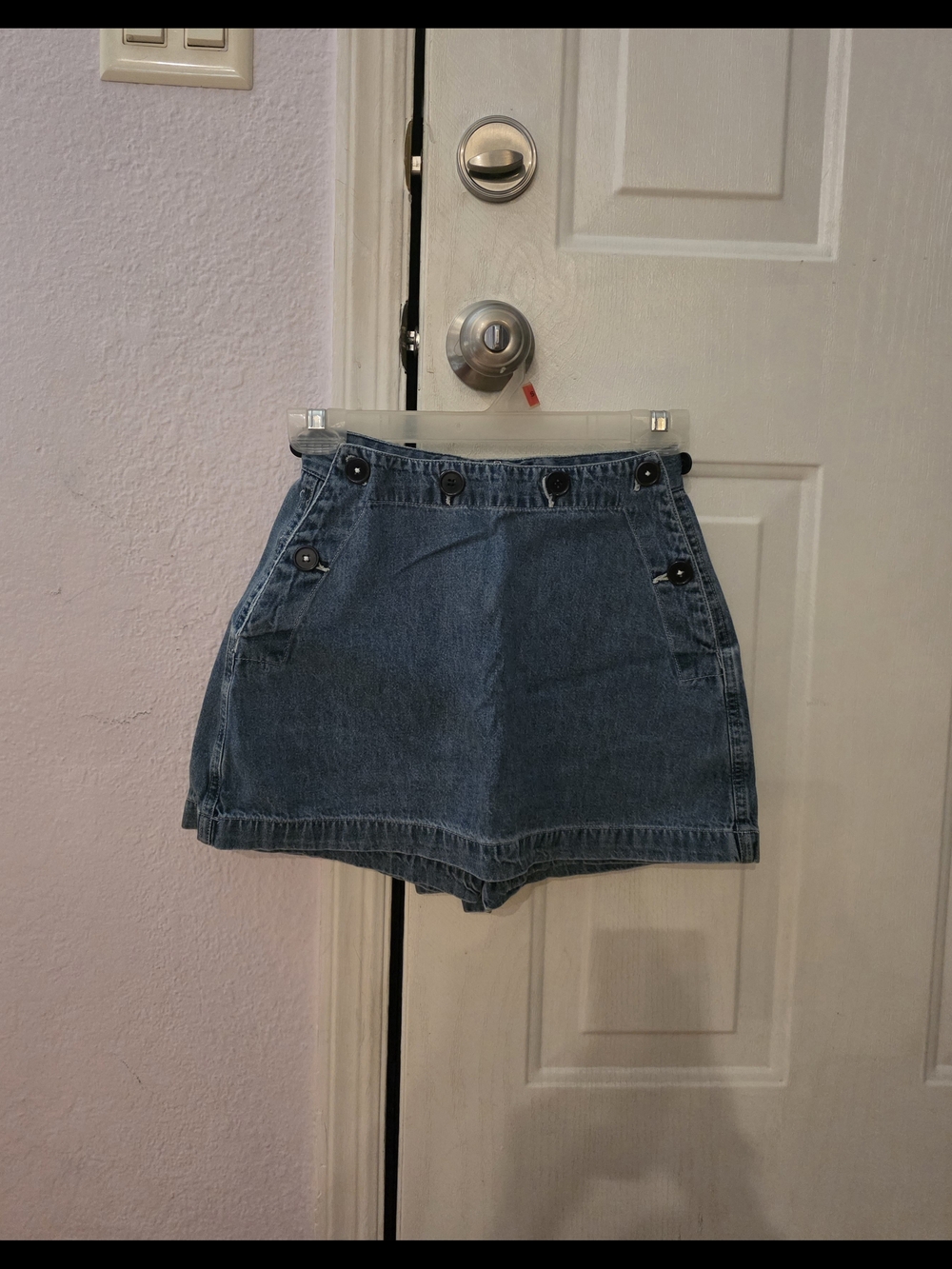 Jordacge Womens  Skort Size 3-4 Denim Button